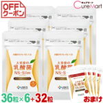 大草原の乳酸菌 NS-Slim 36粒◆6袋セット＋32粒増量【送料無料】NS乳酸菌 モンゴル乳酸菌 ダイエットサプリメント スリム 善玉菌【39ショップ】