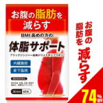 【74%OFF】 お腹の脂肪を減らす ダイエットサプリ 体脂サポート 内臓脂肪 皮下脂肪 ブラックジンジャー カルニチン HMB BCAA配合 30日分 送料無料 機能性表示食品