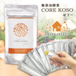 酵素 ゼリー ファスティング CORE KOSO 酵素ダイエット bcaa お試し 酵素ドリンク 無添加 携帯 ダイエット 健康食品 酵素ゼリー 代謝 ダイエット フィットネス ゼリー ファスティングゼリー 無添加ゼリー ヘルシーおやつ GRACE SELECT グレースセレクト